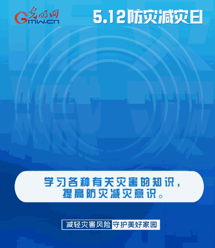【動(dòng)態(tài)海報(bào)】減輕災(zāi)害風(fēng)險(xiǎn)，從這10個(gè)字開(kāi)始