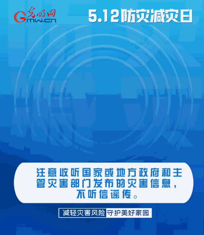 【動(dòng)態(tài)海報(bào)】減輕災(zāi)害風(fēng)險(xiǎn)，從這10個(gè)字開(kāi)始
