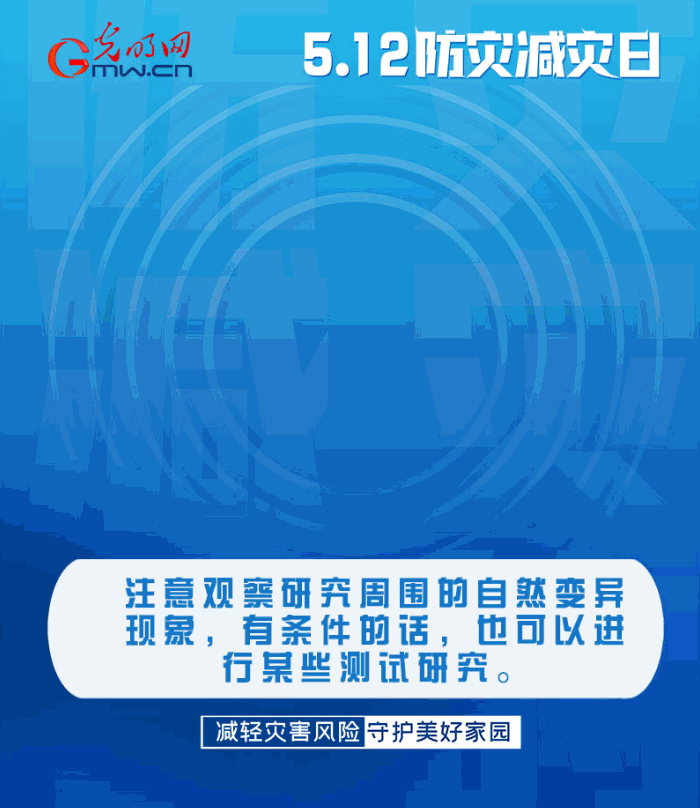 【動(dòng)態(tài)海報(bào)】減輕災(zāi)害風(fēng)險(xiǎn)，從這10個(gè)字開(kāi)始