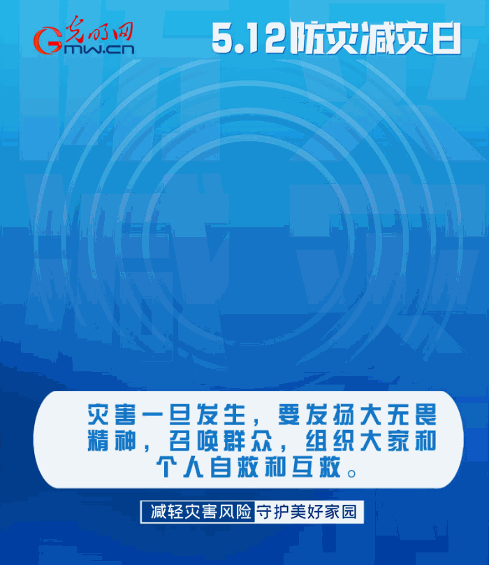 【動(dòng)態(tài)海報(bào)】減輕災(zāi)害風(fēng)險(xiǎn)，從這10個(gè)字開(kāi)始