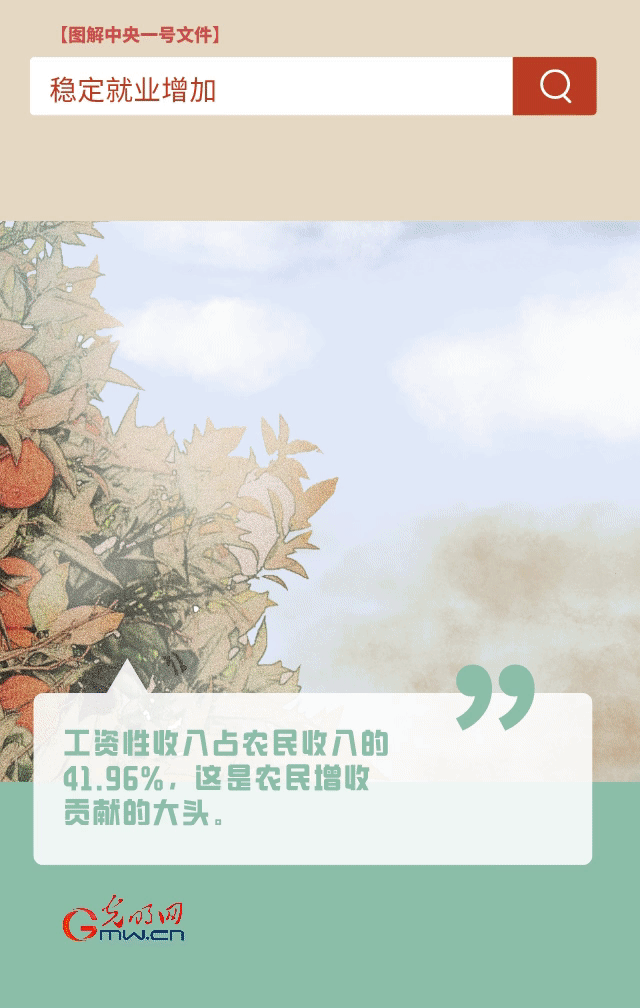 【圖解中央一號文件】“動”漫海報丨今年如何讓農(nóng)民的“錢袋子”鼓起來？