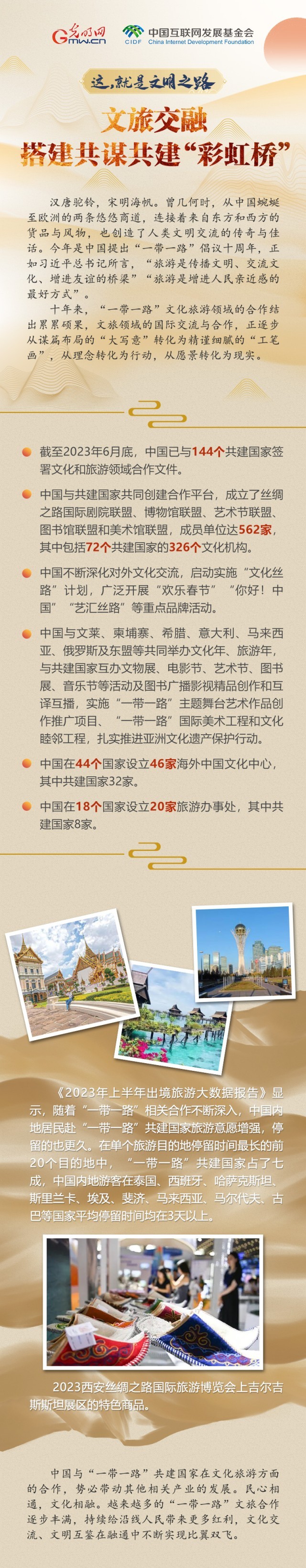 【大道共通】這，就是文明之路丨文旅交融 搭建共謀共建“彩虹橋”