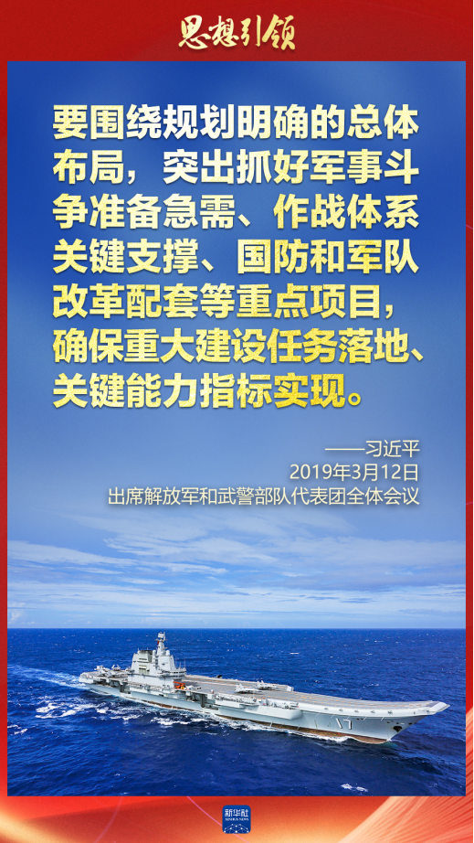 思想引領(lǐng)｜兩會(huì)上，習(xí)主席這樣談強(qiáng)軍之路