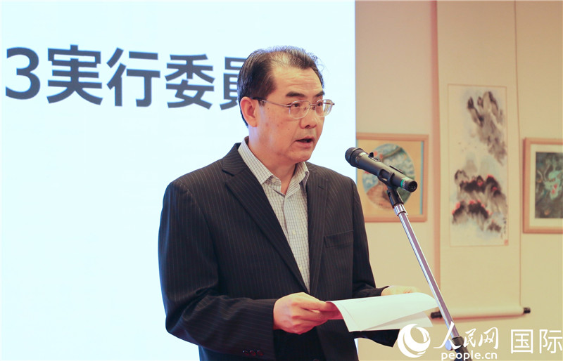 中國駐日本大使吳江浩致辭。人民網(wǎng) 許可攝