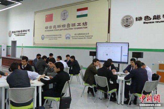 2023年4月，位于杜尚別的塔吉克斯坦魯班工坊課堂。張碩 攝