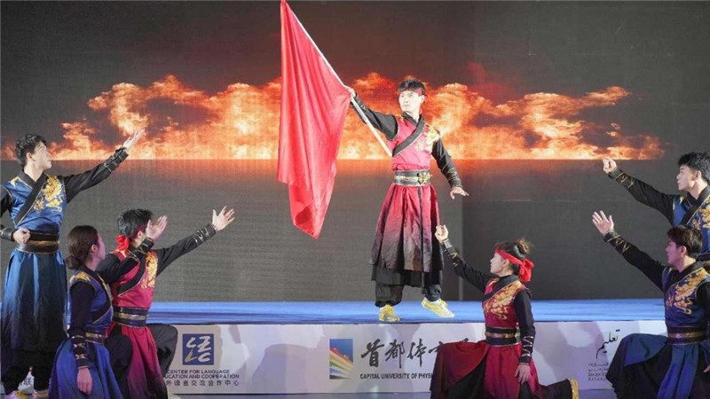 圖為“華夏風 功夫情”演出場景，中國駐阿聯(lián)酋大使館供圖
