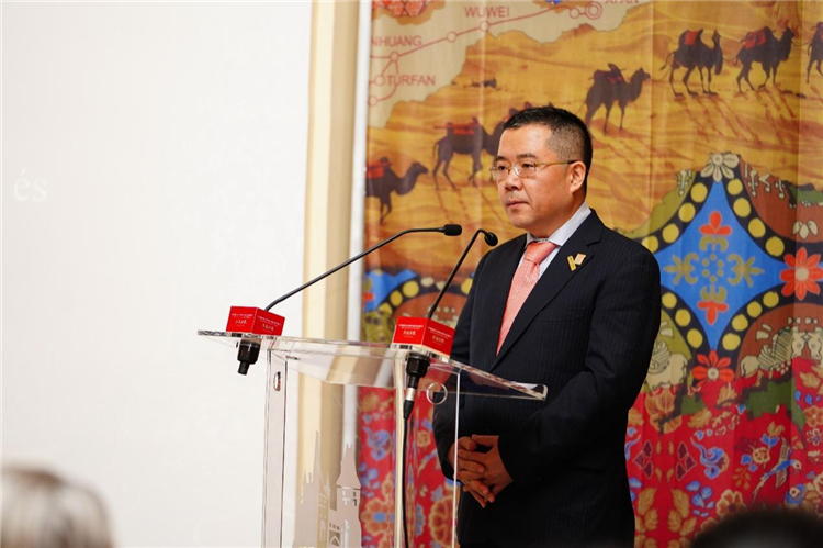 中國駐匈牙利大使龔韜。布達佩斯中國文化中心供圖