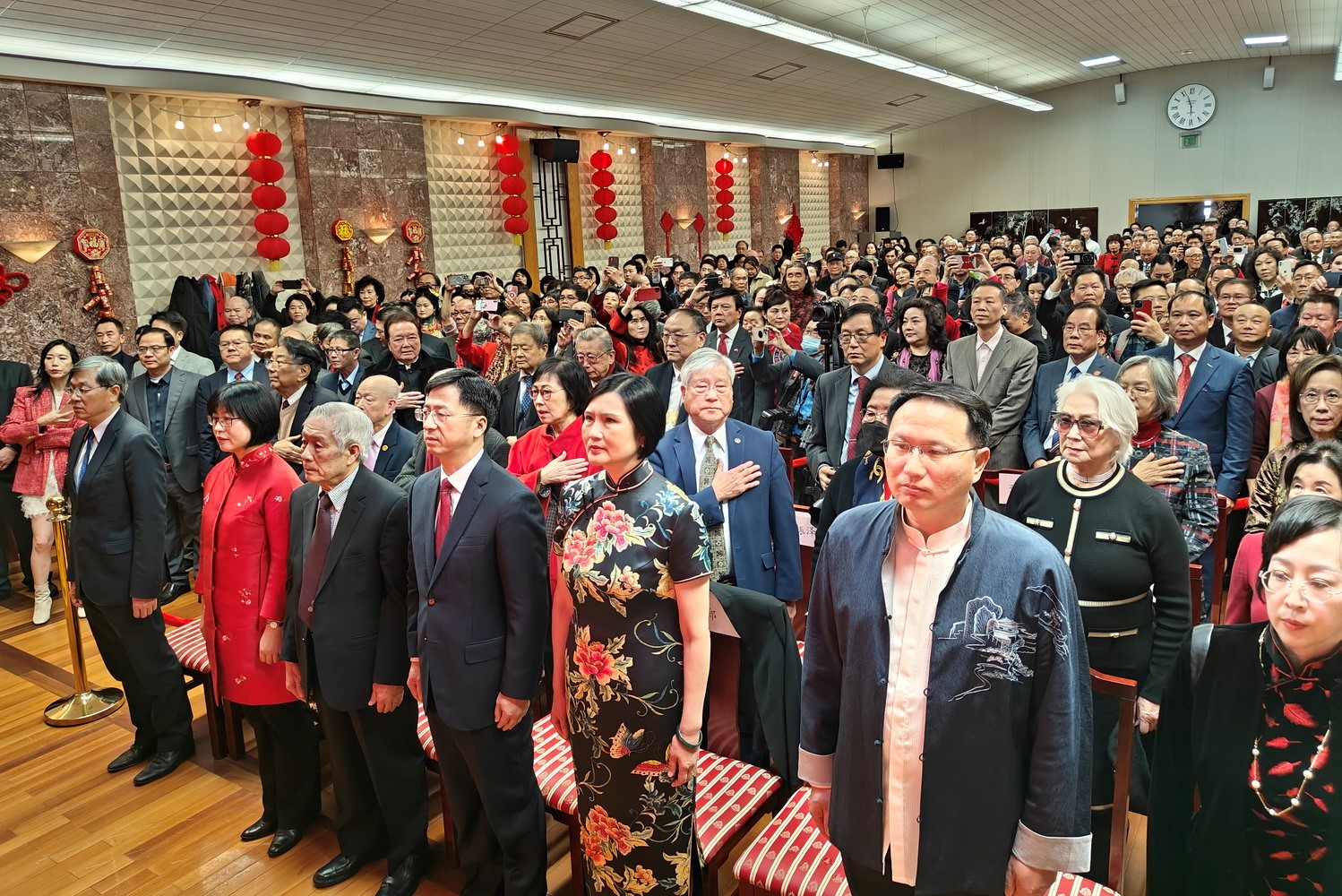 領(lǐng)區(qū)各州代表參加招待會(huì)。主辦方供圖