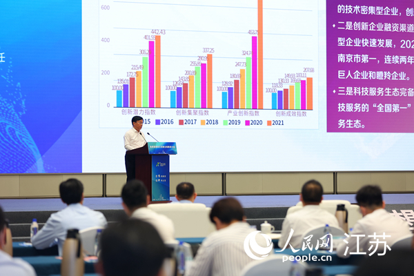 2022南京江北新區(qū)創(chuàng)新活力指數(shù)發(fā)布。江北新區(qū)供圖