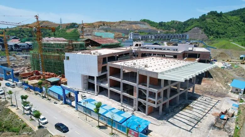 正在建設(shè)中的土家織錦文化創(chuàng)意園 全?，摂z